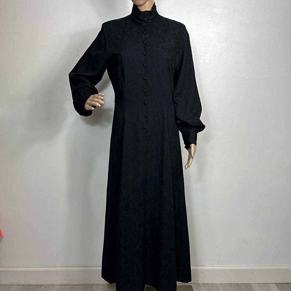 All Week Long Vintage Paisley Pattern Textured Maxi Dress Size 10